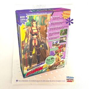 Heavy Metal FAKK 2 Video Game Print Ad Sexy PC Action Shooter Y2K 2000 Promo